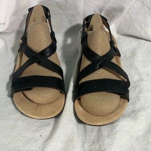 Spenco Black Sandals
